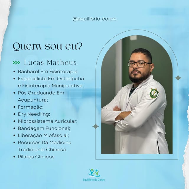 Lucas Matheus, fisioterapeuta, em retrato profissional
